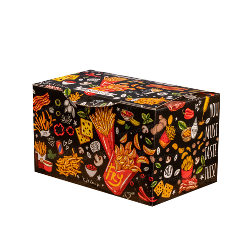 بهترین چاپخانه چاپ جعبه - چاپ جعبه فست فود در بندرعباس - چاپ مهرااد