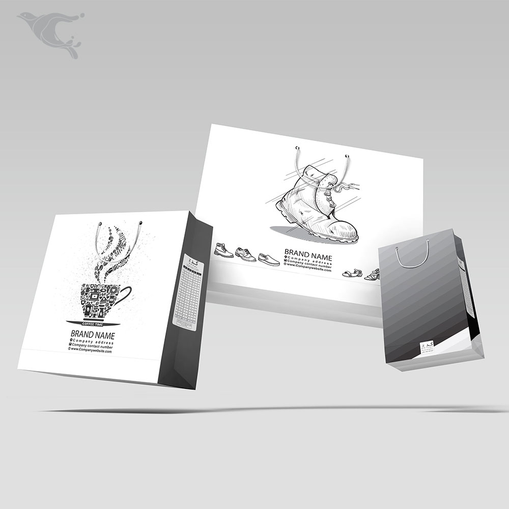 ساک دستی گلاسه 170 گرمی / تک رنگ / روکش سلفون