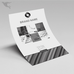 سربرگ و تراکت تحریر 80 گرمی / تک رنگ مشکی