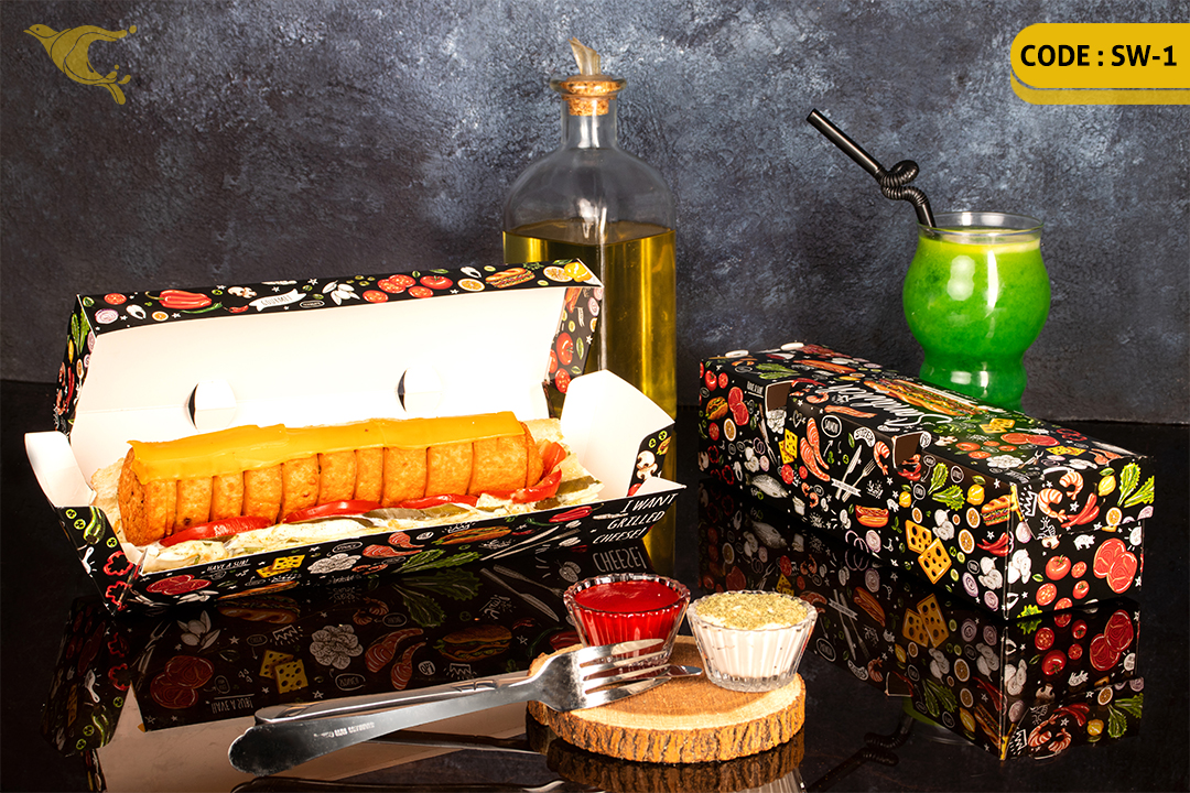 جعبه ساندویچ سفره ای/ ایندربرد 300 گرم /چهار رنگ