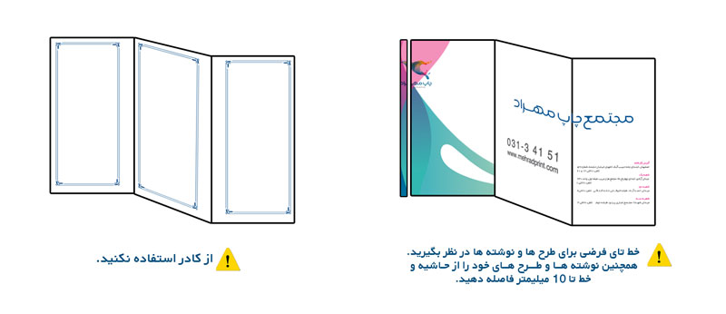 راهنمای طراحی کاتالوگ تک برگی